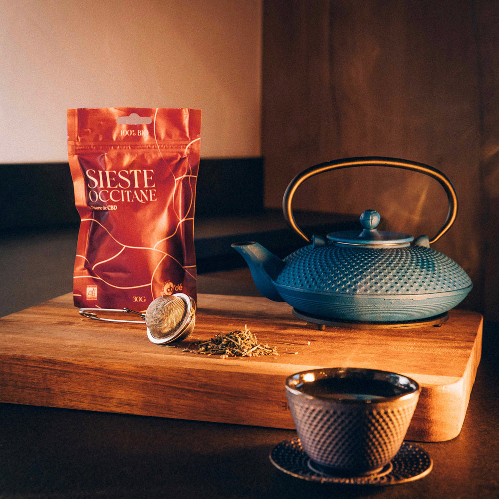 Tisane au cbd sieste occitane prêt à servir